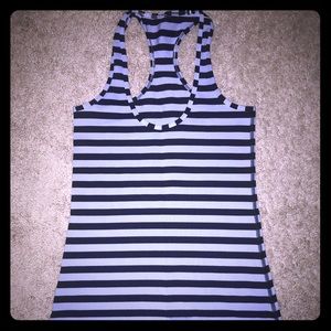 Lululemon Striped Racerback Tank - sz 4/6